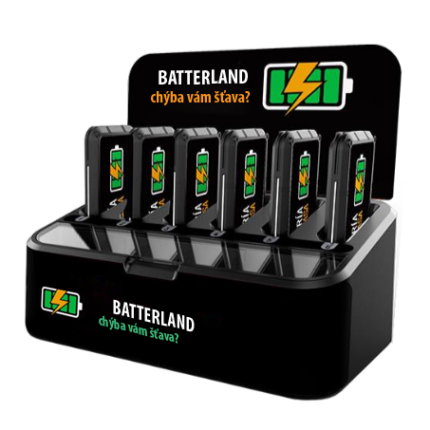 BatterLand 6 PACK - charging station